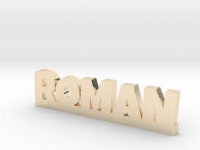 ROMAN Lucky in 14k Gold Plated Brass
