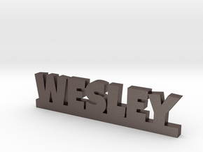 WESLEY Lucky in Polished Bronzed Silver Steel