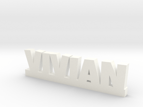 VIVIAN Lucky in White Processed Versatile Plastic