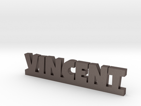 VINCENT Lucky in Polished Bronzed Silver Steel
