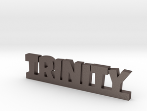 TRINITY Lucky in Polished Bronzed Silver Steel