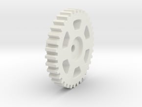 Mini-Z Motor Break-In Gear (SBS Plastic) in White Natural Versatile Plastic