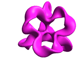 Tetra Loops - large, fat in Purple Processed Versatile Plastic