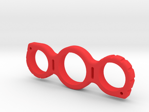 Dime Fidget Spinner in Red Processed Versatile Plastic