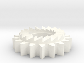 KstartPinionPattern in White Processed Versatile Plastic