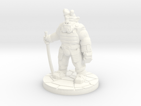 Troll Cyber-Ronin (15mm scale) in White Processed Versatile Plastic
