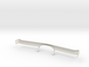 Dodge Charger 1698 Front Bumper 1/10 in White Natural Versatile Plastic
