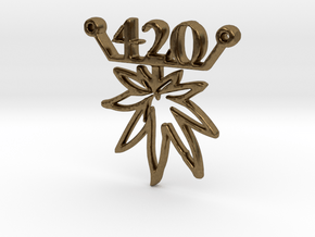 420leafC in Natural Bronze