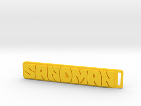 Holden - Panel Van - Sandman Key Ring in Yellow Processed Versatile Plastic