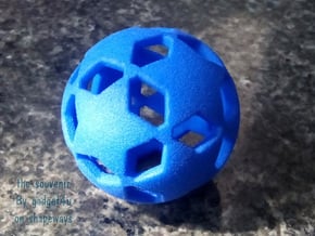 Soccer Ball 1610302106 in Blue Processed Versatile Plastic