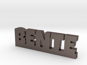 BENTE Lucky in Polished Bronzed Silver Steel