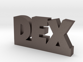 DEX Lucky in Polished Bronzed Silver Steel