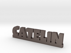 CATELIN Lucky in Polished Bronzed Silver Steel