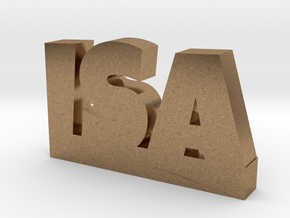 ISA Lucky in Natural Brass
