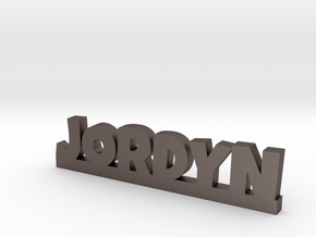 JORDYN Lucky in Polished Bronzed Silver Steel