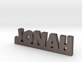 JONAH Lucky in Polished Bronzed Silver Steel