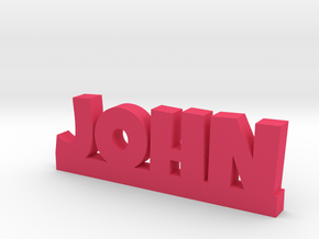 JOHN Lucky in Pink Processed Versatile Plastic