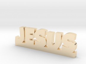 JESUS Lucky in 14k Gold Plated Brass