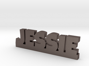 JESSIE Lucky in Polished Bronzed Silver Steel