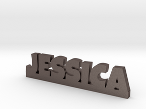 JESSICA Lucky in Polished Bronzed Silver Steel