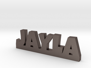 JAYLA Lucky in Polished Bronzed Silver Steel