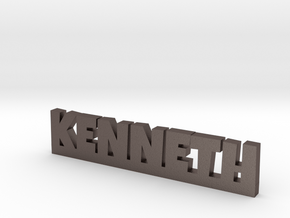 KENNETH Lucky in Polished Bronzed Silver Steel