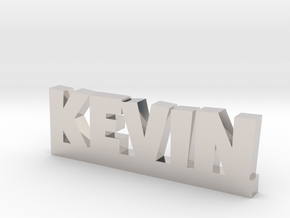 KEVIN Lucky in Rhodium Plated Brass
