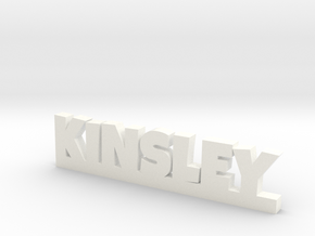 KINSLEY Lucky in White Processed Versatile Plastic