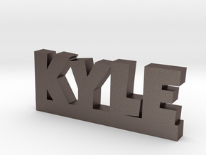 KYLE Lucky in Polished Bronzed Silver Steel