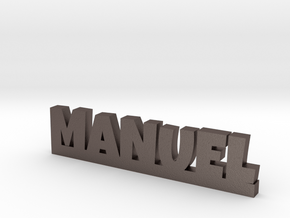 MANUEL Lucky in Polished Bronzed Silver Steel