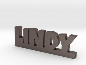 LINDY Lucky in Polished Bronzed Silver Steel