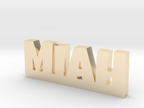 MIAH Lucky in 14k Gold Plated Brass