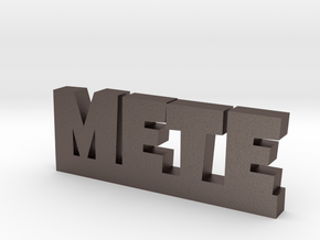METE Lucky in Polished Bronzed Silver Steel