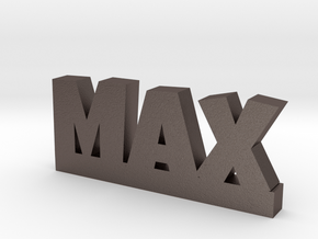 MAX Lucky in Polished Bronzed Silver Steel