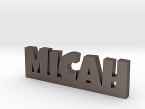 MICAH Lucky in Polished Bronzed Silver Steel