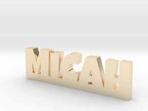 MICAH Lucky in 14k Gold Plated Brass