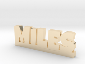 MILES Lucky in 14k Gold Plated Brass