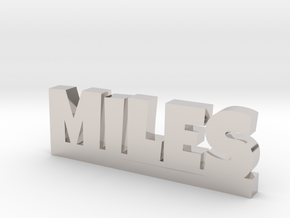 MILES Lucky in Rhodium Plated Brass