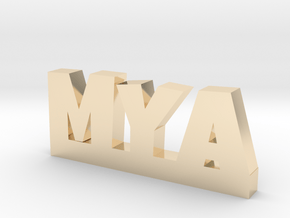 MYA Lucky in 14k Gold Plated Brass