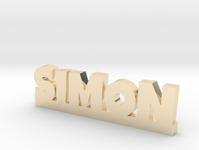 SIMON Lucky in 14k Gold Plated Brass