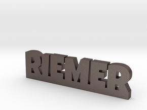 RIEMER Lucky in Polished Bronzed Silver Steel