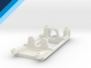 Small Can Reverse motor mount - Slot.it compatible in White Natural Versatile Plastic