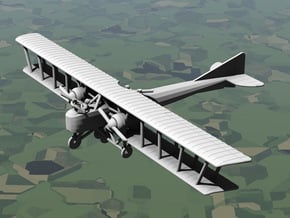 Morane-Saulnier Type T (various scales) in Gray PA12: 1:144