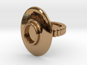 Ring "Albrecht" in Polished Brass: 5.5 / 50.25