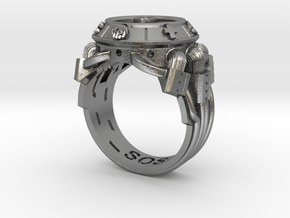 STALKER-Ring (Common God ring) in Natural Silver: 10 / 61.5