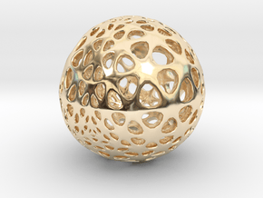 Amoeball in 14k Gold Plated Brass
