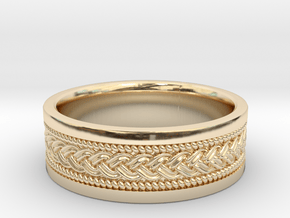 Braided Knot Ring in 14K Yellow Gold: 7.25 / 54.625