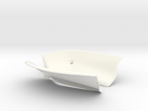 Lancia Delta Abdeckung Heckklappe Boot Plate Set 1 in White Processed Versatile Plastic