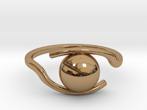 Ring "Eye" in Polished Brass: 6 / 51.5
