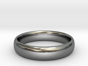 Comfort Band in Polished Silver: 8.5 / 58